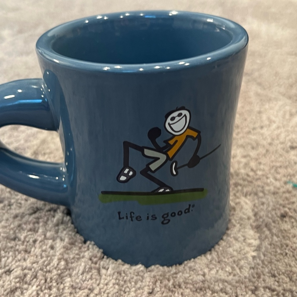 Life is good golf mug